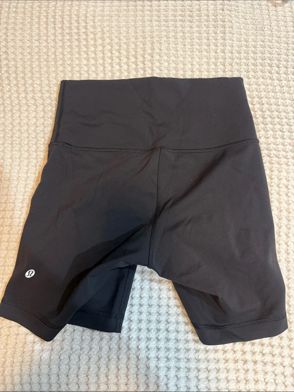 High-Waist Black Lululemon Women's Active Shorts